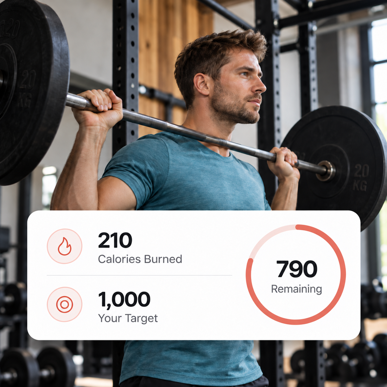 Athlete following a Moveloop workout